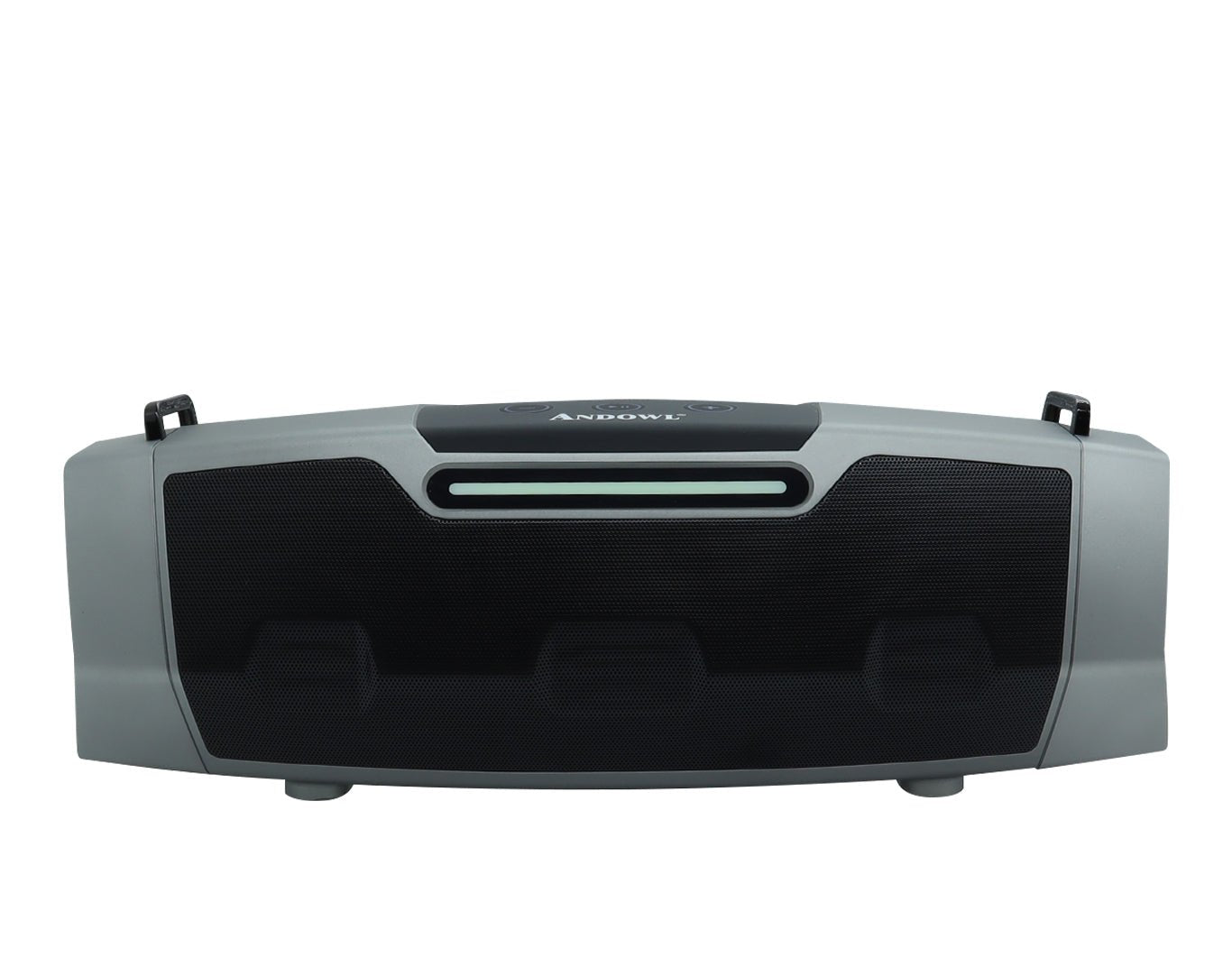 Andowl Portable Bluetooth Karaoke Speaker Dual Wireless Microphones Q-YX0817