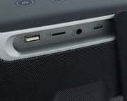 Andowl Portable Bluetooth Karaoke Speaker Dual Wireless Microphones Q-YX0817