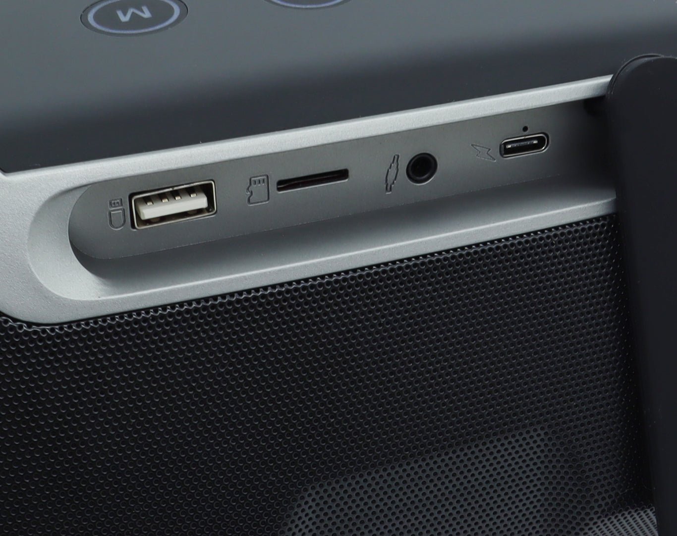 Andowl Portable Bluetooth Karaoke Speaker Dual Wireless Microphones Q-YX0817