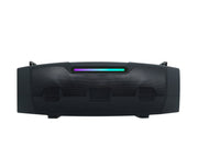 Andowl Portable Bluetooth Karaoke Speaker Dual Wireless Microphones Black Q-YX0817-BLK