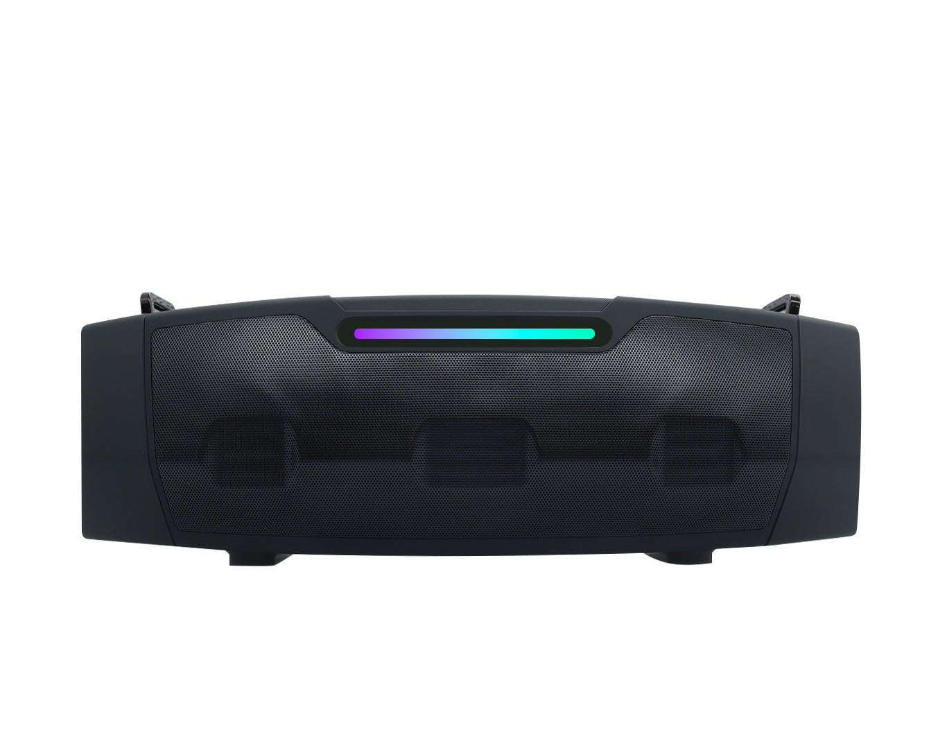 Andowl Portable Bluetooth Karaoke Speaker Dual Wireless Microphones Black Q-YX0817-BLK