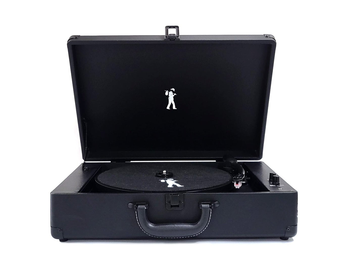 FLEA MARKET *REFURBISHED* Large Retro Suitcase Turntable Player with Bluetooth FMRTCLGBK2MK2