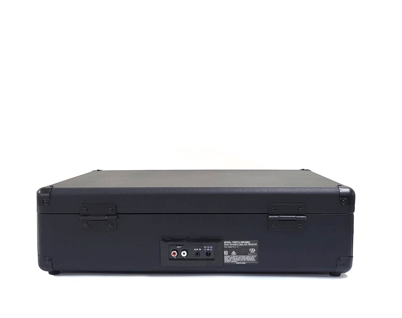 FLEA MARKET *REFURBISHED* Large Retro Suitcase Turntable Player with Bluetooth FMRTCLGBK2MK2