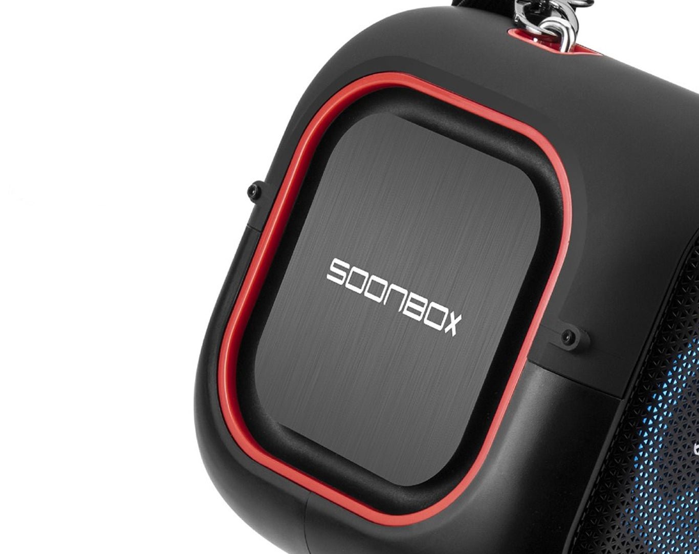 Soonbox Portable Karaoke Speaker LED Flashing Lights Wireless Microphone S3000