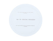 Studio Acoustics 5.25" 2-Way In-Wall Ceiling Stereo Speakers White SA350W