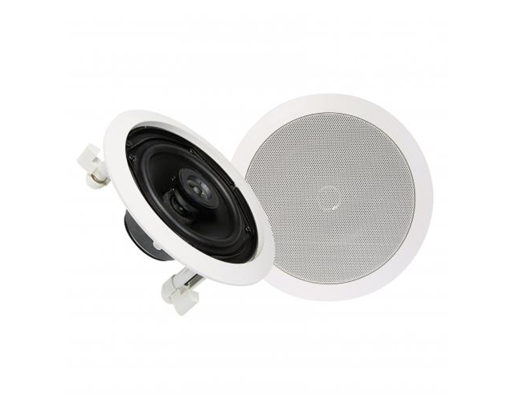 Studio Acoustics 5.25" 2-Way In-Wall Ceiling Stereo Speakers White SA350W