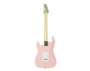 Freedom 6 String Electric Guitar Pink 3m Cable Tremolo Arm ST-PNK