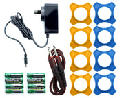 Precision Audio 8 Channel UHF Wireless Microphone System Rack Mount LCD Display TMUS08