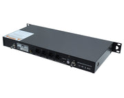 Precision Audio 4 Channel UHF Wireless Microphone System Rack Mount LCD Display TMUS04