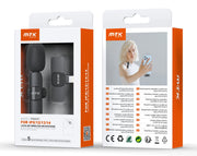 Moveteck Wireless Lapel Microphone Lightning Black TR9207