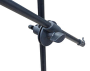 Dual Microphone Stand Flexible Gooseneck Adjustable Height Boom Arm MS-108