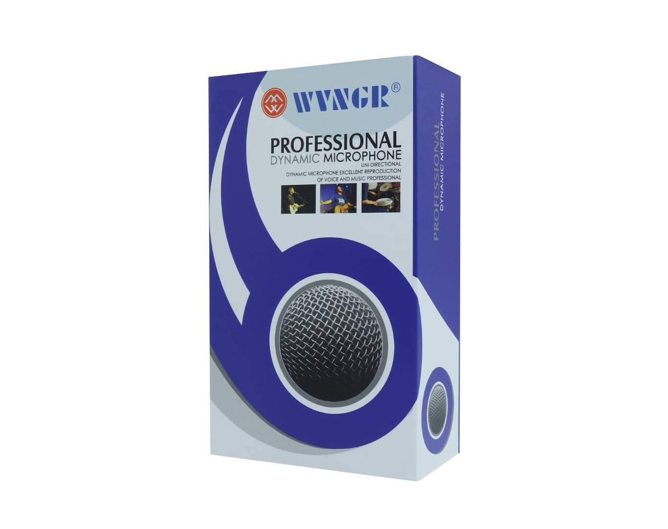 Precision Audio Wired Microphone 5m Lead XLR to 1/4" Jack WG-198