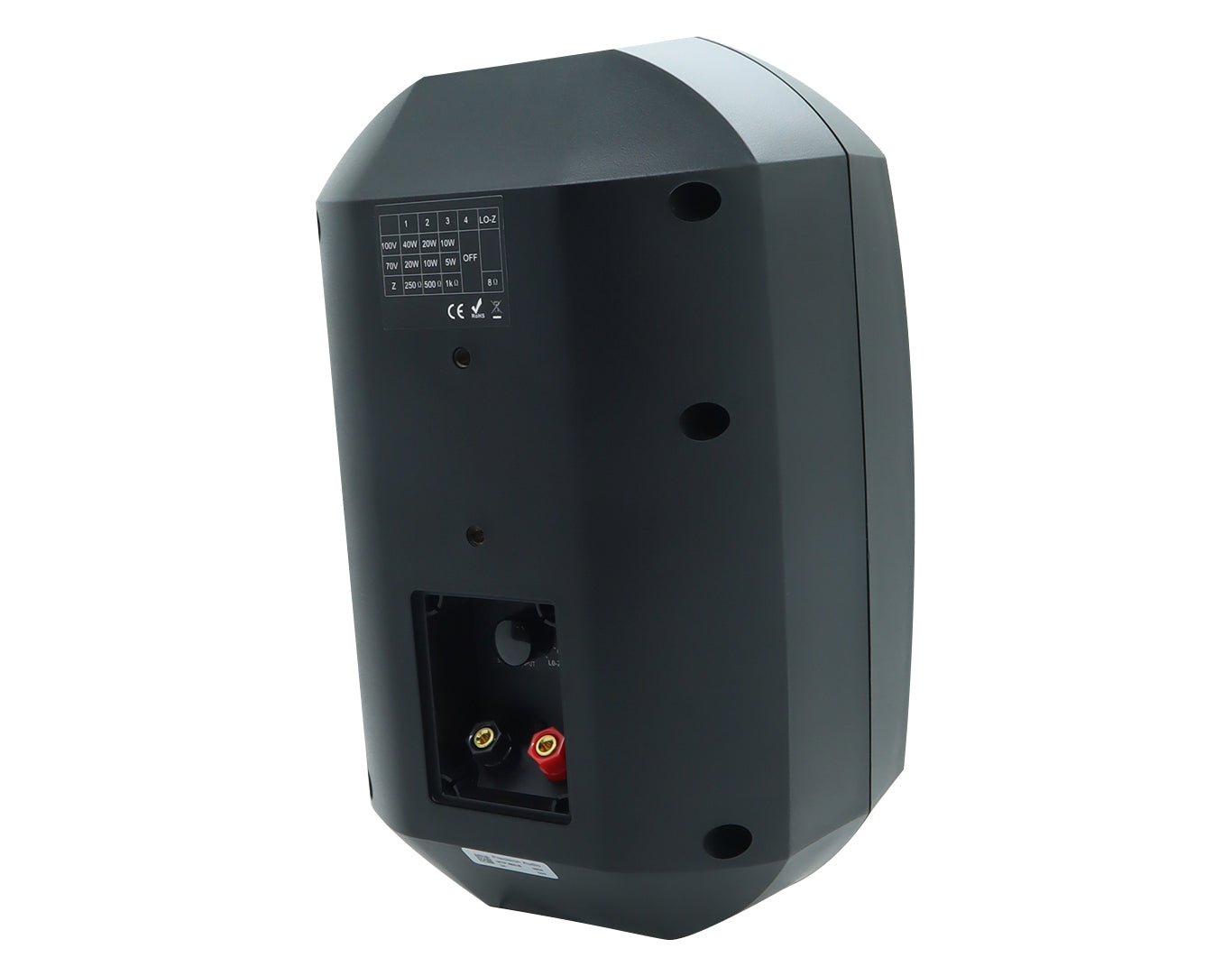 Waterproof Outdoor Wall Mount Speakers Black WTP660-BLK