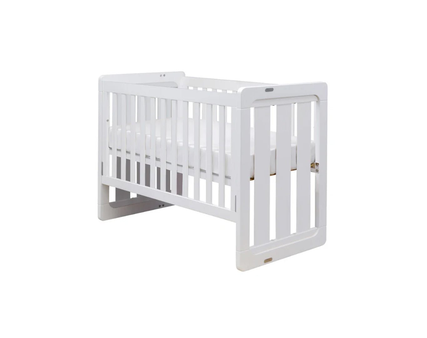 Grotime Rollover Trend Cot White Baby Bed with Mattress WW69