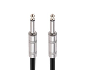 HEBIKUO 10m Braided Guitar Lead 1/4" Jack 6.35mm Tip XA-10-WHT