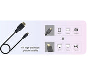 1.5m HDMI to Micro HDMI Cable AM-DM HDMI AU206
