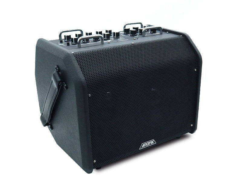 AROMA 80W Portable Guitar Amplifier AG-80A Black