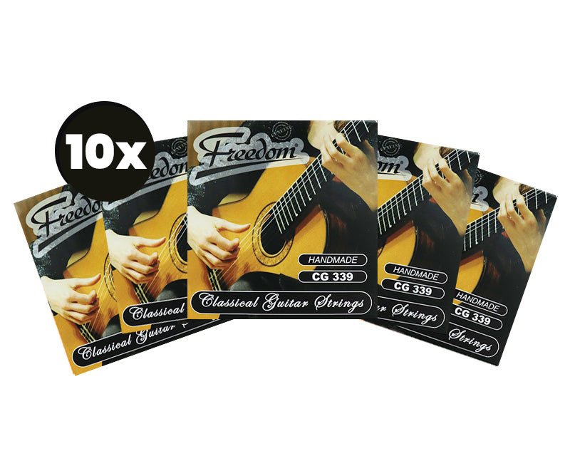 Freedom 10 Pack Medium Gauge Classical Guitar Strings CG339-10PK