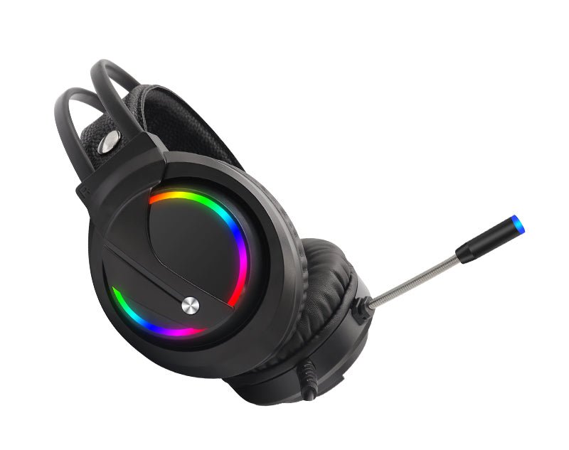 Moveteck Gaming Headphones Built-In Microphone LED lights CT019 