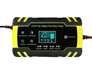 12V / 24V 8A Smart Car Battery Charger LCD Automatic Repair 4WD Boat Caravan Truck