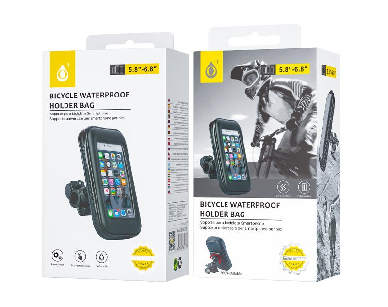 6.3" Waterproof Smart Phone Case Holder for Bike Cycling Scooter E6277