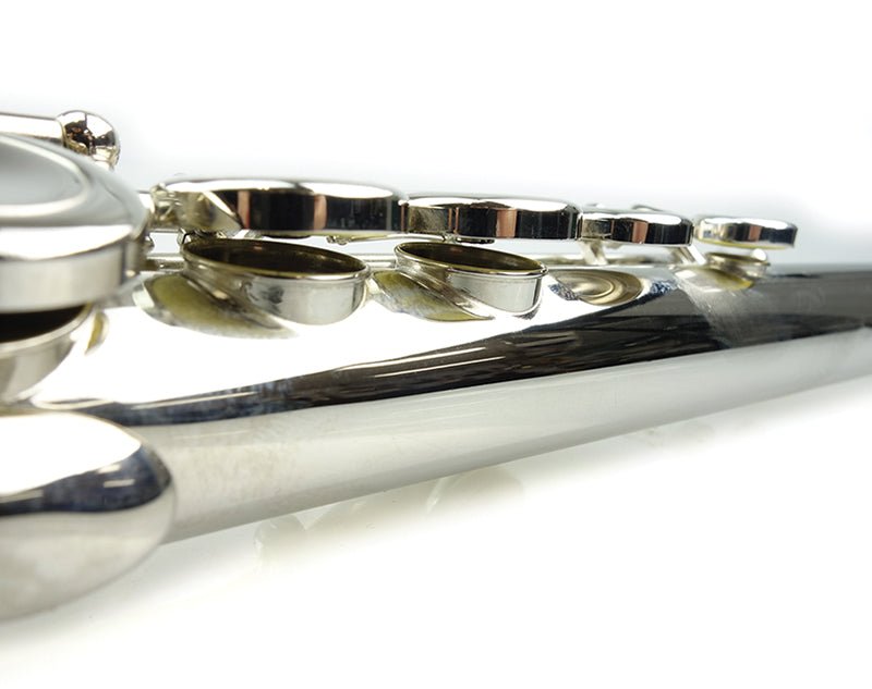 16-Key C Flute Nickel Plated Student Beginner Hard Case 1910FL