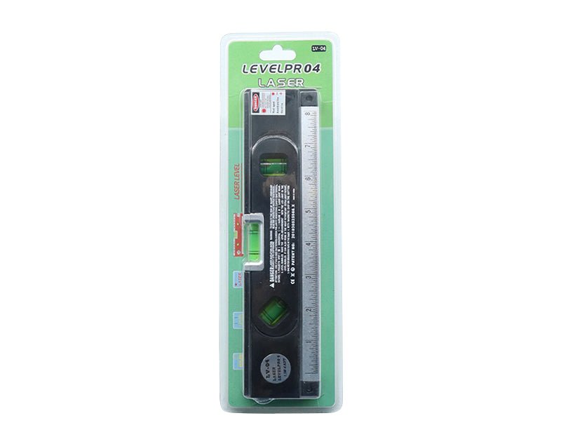 Professional Laser Level Tools 3 Laser Beams LED Bubbles Ruler Aligner GD069-2001