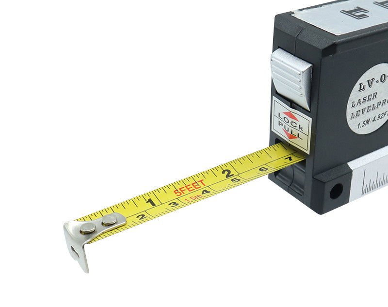 Professional Laser Level Tools 3 Laser Beams LED Bubbles Ruler Aligner GD069-2001