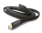 Precision Audio HDMI-HDMI Cable Flat Braided 24K Gold Plated (2m-15m)