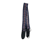 Freedom Guitar Strap Red White Blue GSTRAP3-HT107