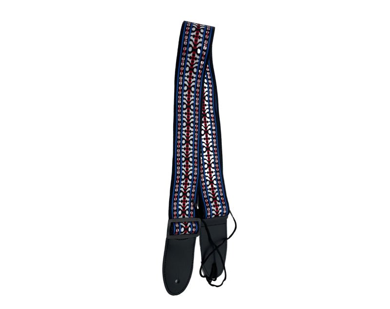 Freedom Guitar Strap Red White Blue GSTRAP3-HT107