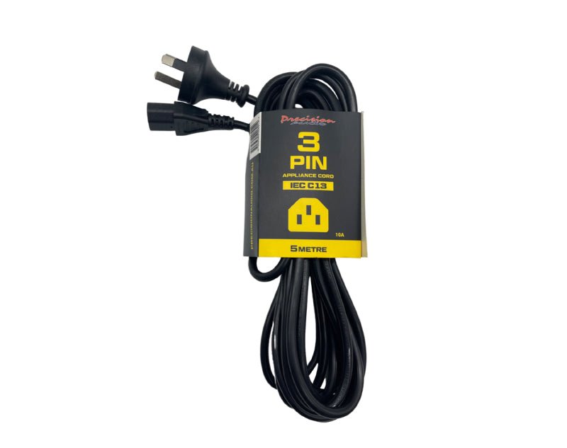 Power Cable IEC C13 to 3-Pin AU Mains Kettle Cord 5m KETTLE5