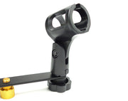 Precision Audio Dual Wired Microphone Holder Clip-On M21