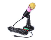 Mini Wired Dynamic Microphone w/Stand Karaoke Podcast 3.5mm Jack MG308