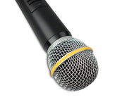 Twin Channel UHF Wireless Microphone System MIC22