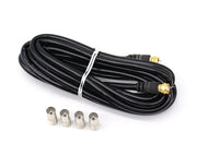 3m Male To Male Antenna Aerial Cable Gold Tips MTM3