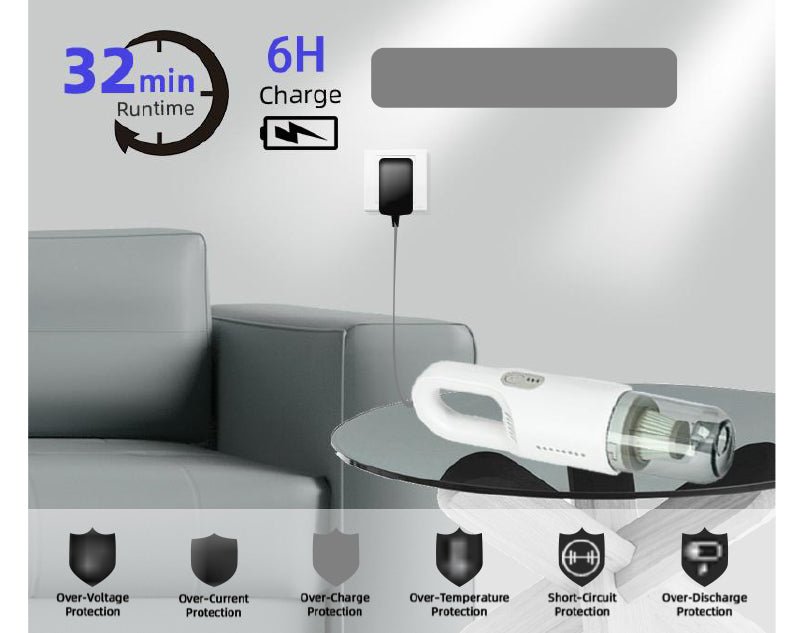 Mayou Cordless Vacuum Cleaner Rechargeable Battery SH0173