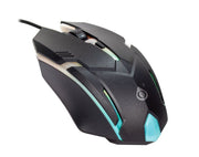 MOVETECK 4D Wired Gaming Mouse 1.35m Cable LED Lights USB NG6058