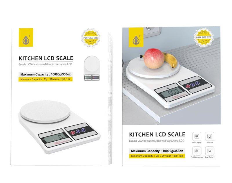 Kitchen Scale LCD Display 10000g Max. Capacity NR9329