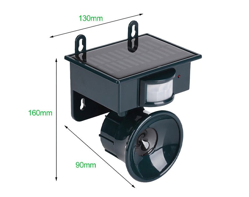 Andowl Solar Pest Animal Repeller Alarm Scare Motion Sensor Q-N97