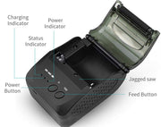 ANDOWL 58mm Portable Thermal Printer Bluetooth Rechargeable Battery Q-P01