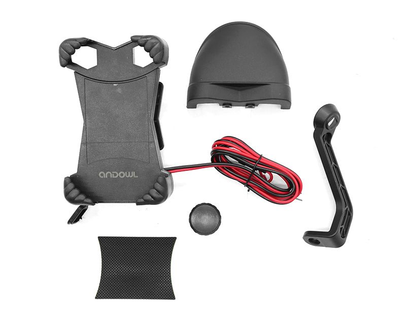 Andowl Motorbike Wireless Phone Charger Cradle Holder Q-SJ52