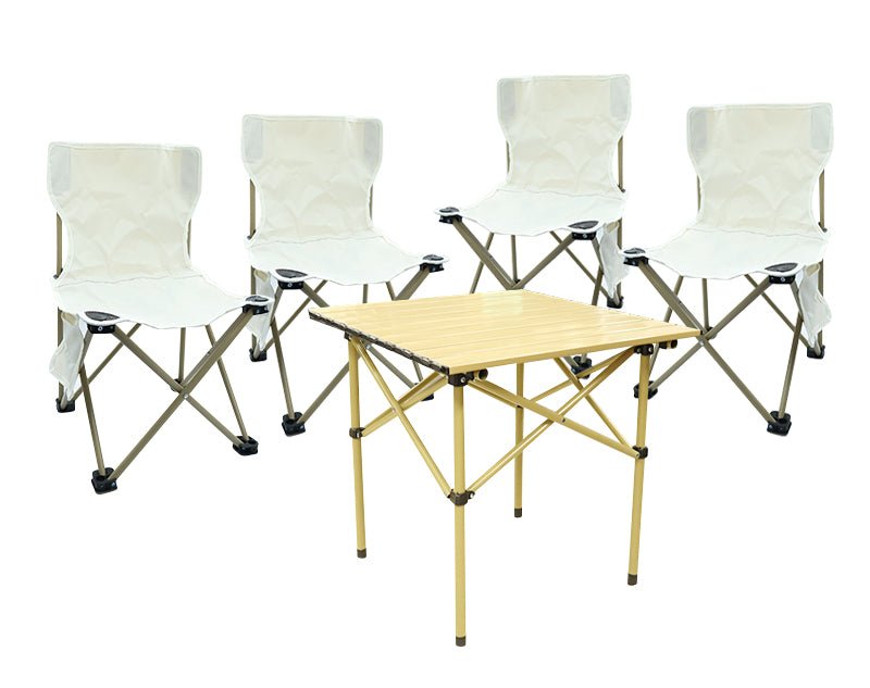 Kids Outdoor Camping Chairs Table Set Of Four Beach Park Camp Chair S927