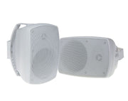 Studio Acoustics 5.25" 2 Way Indoor Outdoor Bookshelf Ceiling Speakers Pair 70W White SA850B