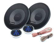 6.5" 180W Split System Car Speakers Music Audio Stereo Hifi Universal PAIR Tweeters TS650 