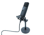 Precision Audio USB Microphone Podcast Recording Studio Stand Volume Control USBMIC2