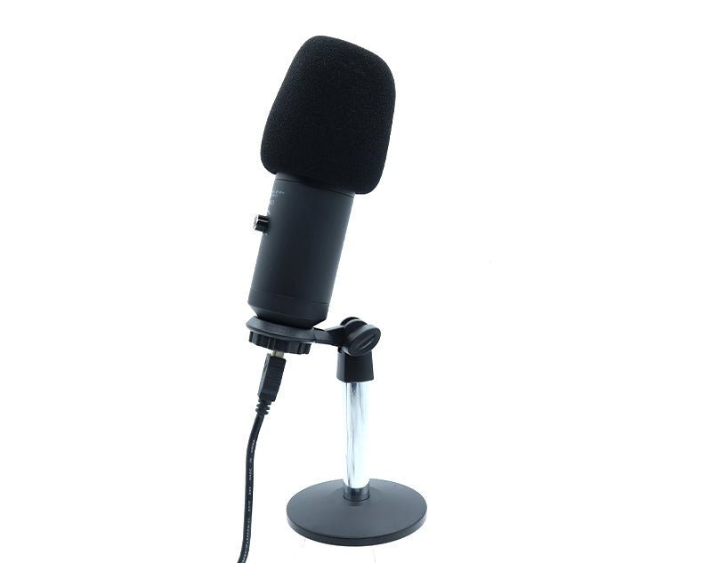 Precision Audio USB Recording Podcast Microphone Kit Stand USBMIC3
