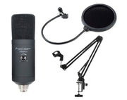 Precision Audio USB Recording Microphone Kit Live Stream Podcast Meeting Gaming USBMIC2KIT