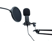 Precision Audio USB Recording Microphone Kit Live Stream Podcast Meeting Gaming USBMIC2KIT