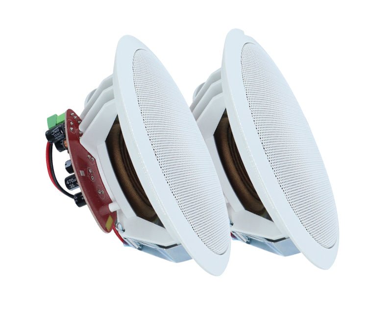6.5" 165mm Bluetooth Ceiling Speakers 60W Pair Cafe Restaurant Fitout DIY WB620 